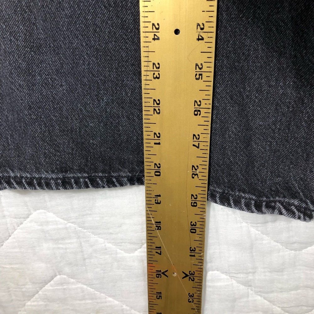Agolde LA Jeans Women’s Size 31 Black Cargo Wide Leg High Rise - Picture 11 of 12